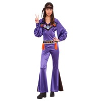 Seventies Babe Hippie Costume for Adults