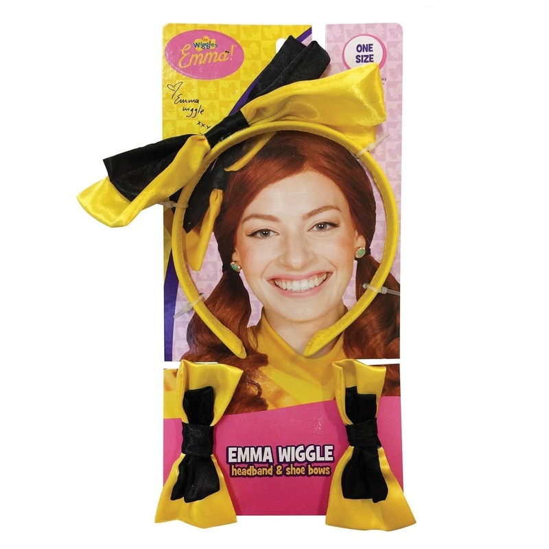 Yellow Emma Wiggle Headband and Shoe Bow Set - The Wiggles | Buy ...