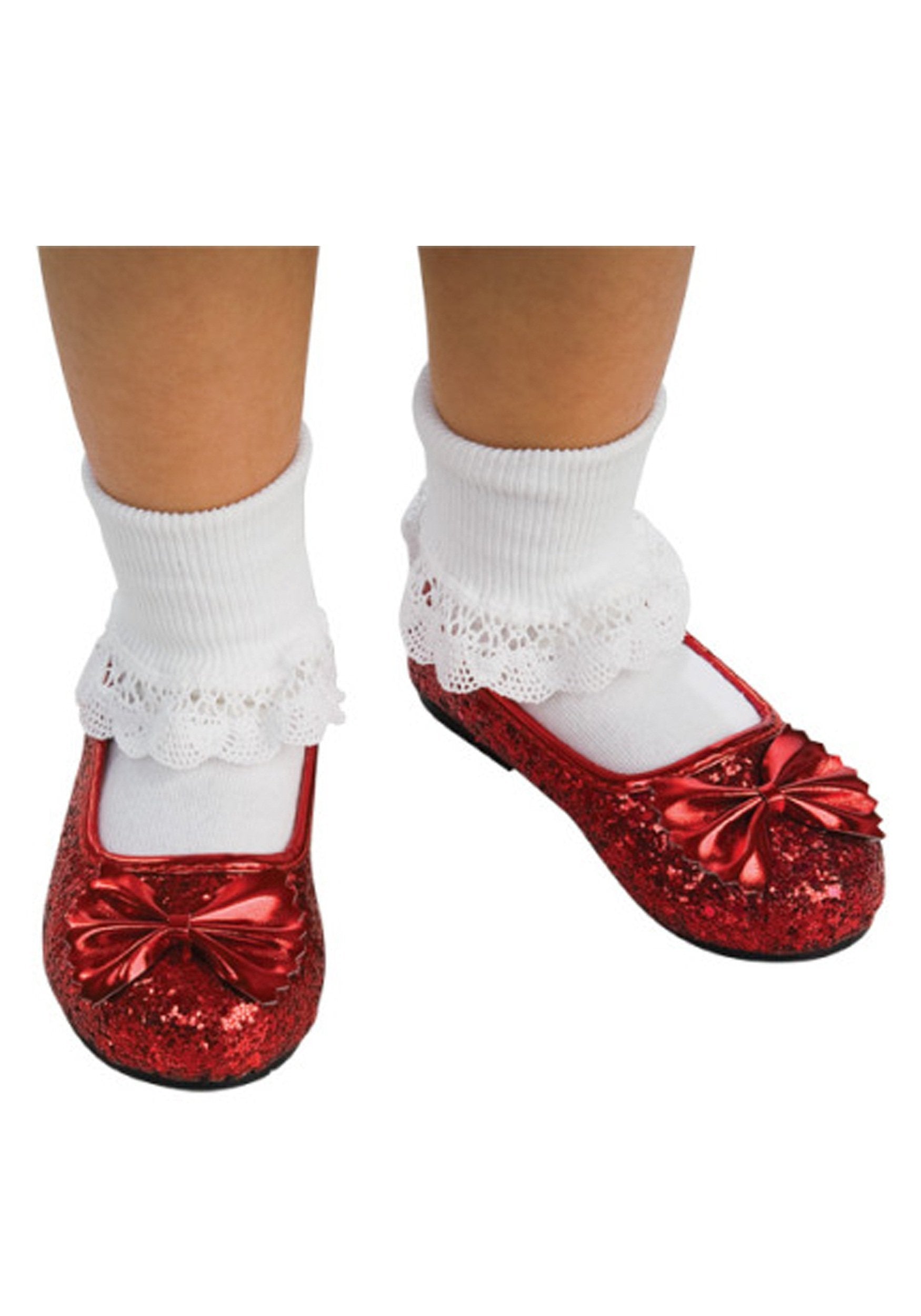 kids red glitter shoes