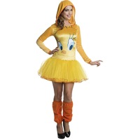Tweety Pie Hooded Tutu Costume for Adults - Looney Tunes