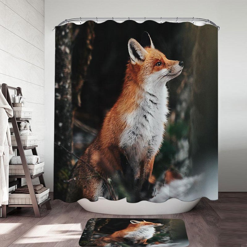 Buy Beautiful Fox Shower Curtain - MyDeal