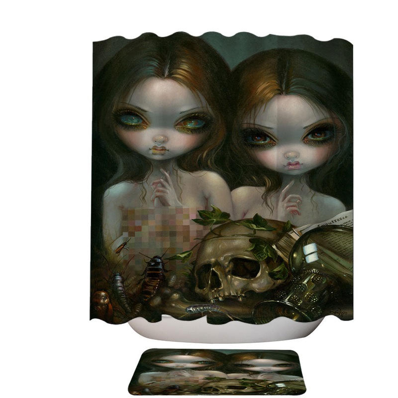 Buy Cool Dark Art Allegory of Decay Shower Curtain MyDeal
