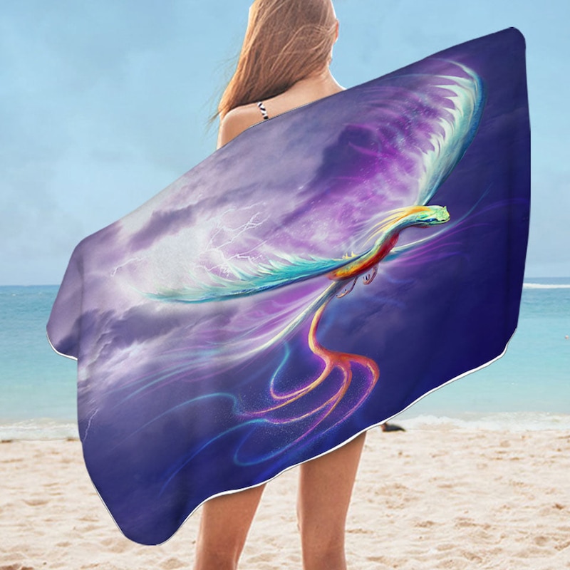 Buy Cool Fantasy Art Thrasys The Dragon Bird Microfiber Beach Towel