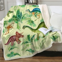Dinosaur Drawings for Kids Throw Blanket