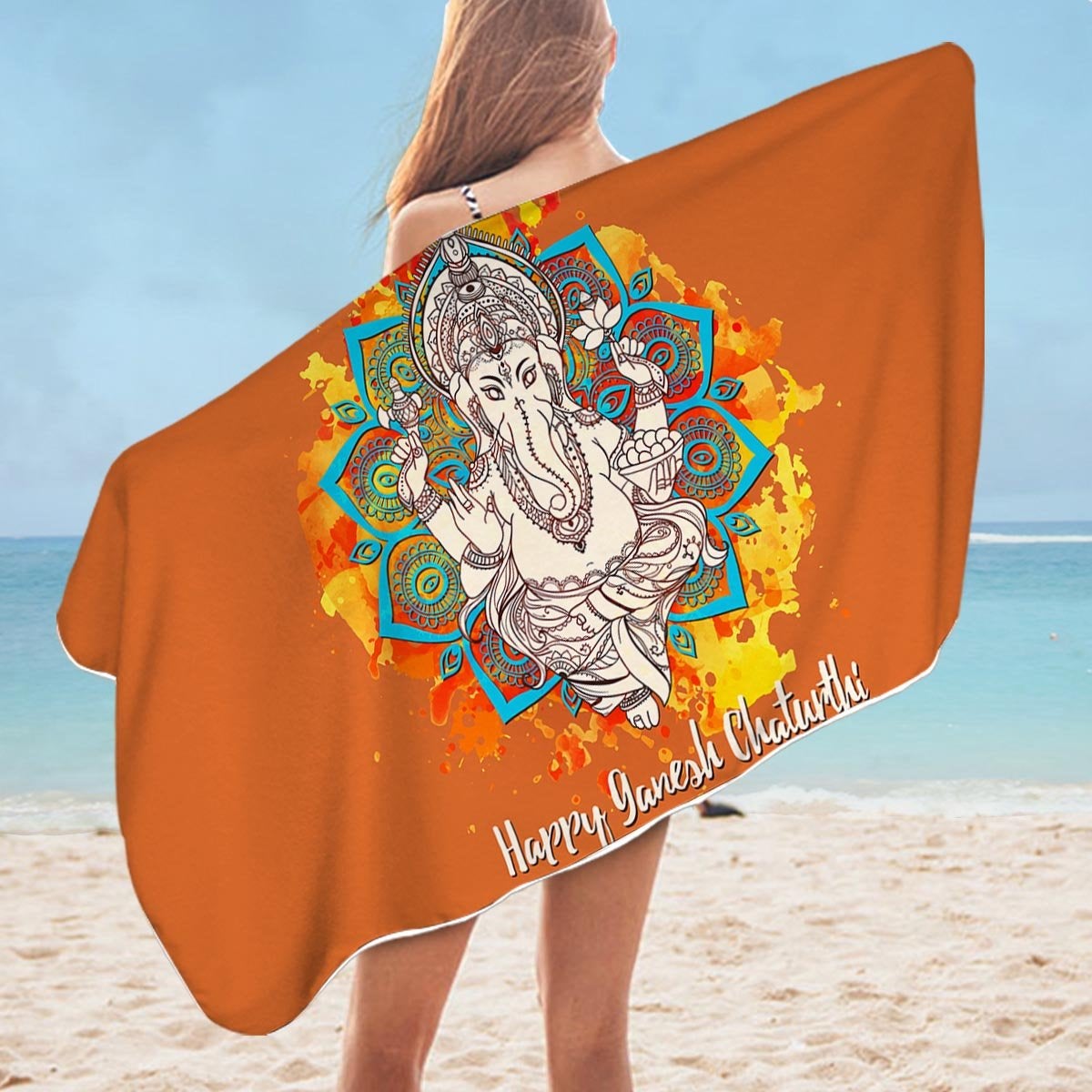 Ganesh Microfiber Beach Towel