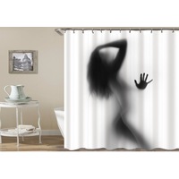 Girl's Shadow Shower Curtain