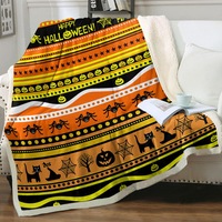 Happy Halloween Design Throw Blanket