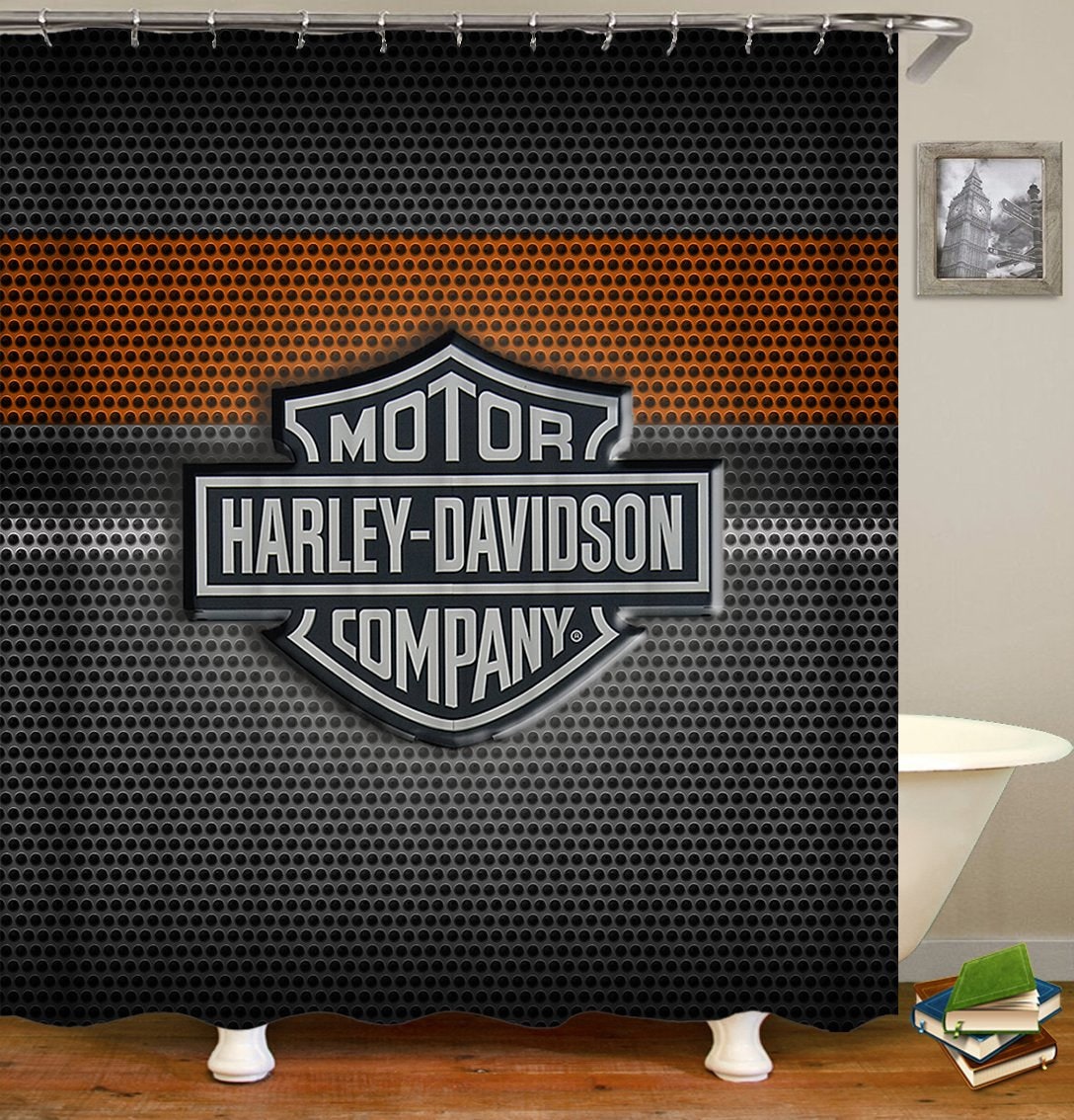 harley davidson bath mat