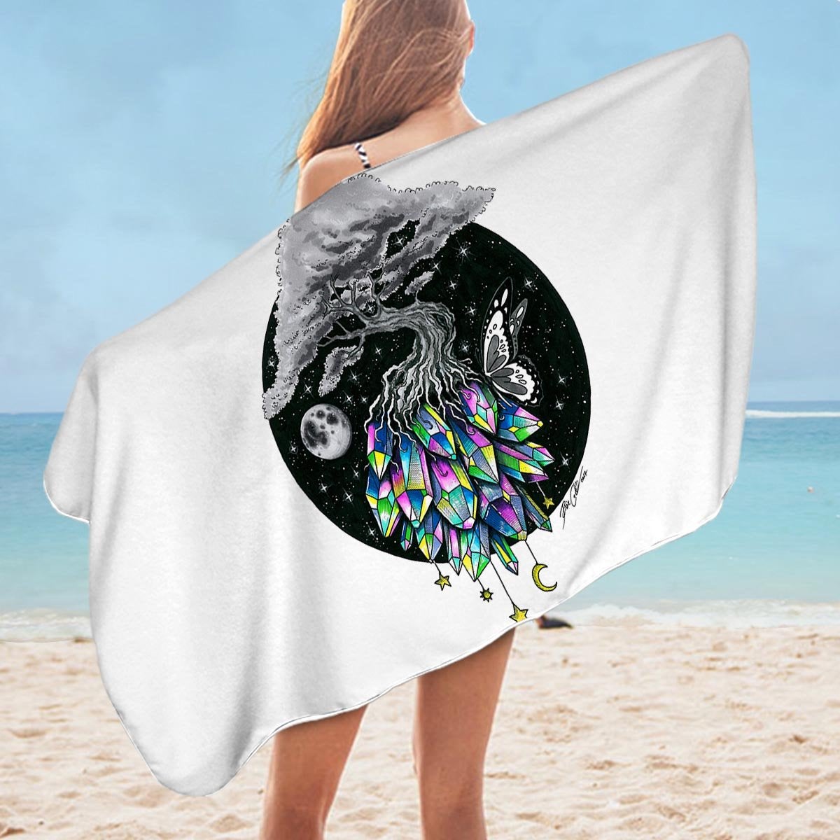 Modern Art Microfiber Beach Towel