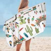 Native American Kit for Kids Microfiber Beach Towel
