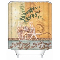 Seashells Vase Shower Curtain