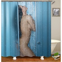 She's In The Shower Shower Curtain