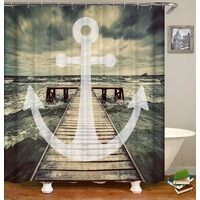Stormy Ocean Shower Curtain