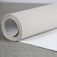 10m roll 22oz Triple Primed Artist Canvas Roll 1.7m Wide - Rough Texture, Cotton Duck