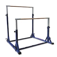 Advanced Gymnastic Double Horizontal Bar Uneven Parallel Bars - Blue