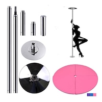 Portable Pole Dancing Premium Quality Complete Set High Quality Daning Pole + 160cm Dancing Mat