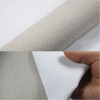 5m Roll 15.5oz Triple Primed Artist Canvas Roll 1.7m Width - Medium Texture - Linen and Cotton Blend