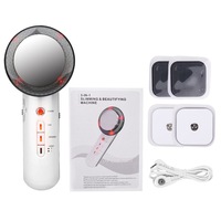 3 In 1 Ultrasonic Far Infrared EMS Facial Body Slimming Massager Skin Care Weight Loss Muscular Massage Firming Beauty Machine