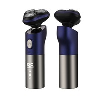 3D Waterproof Electric Shaver For Men Beard Trimmer Digital LED Display Wet&Dry Hair Cutting Blade Razor Machine With Smart Lock