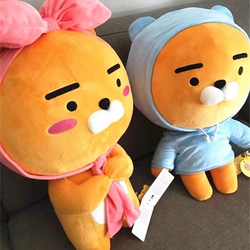 NEW plush toy stuffed doll Korean kakao friend RYAN lion pajamas nightgown gift 