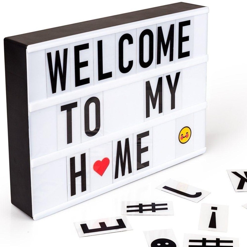 A4 Size LED Night Light Box Lamp DIY Powered Cinema Lightbox Free