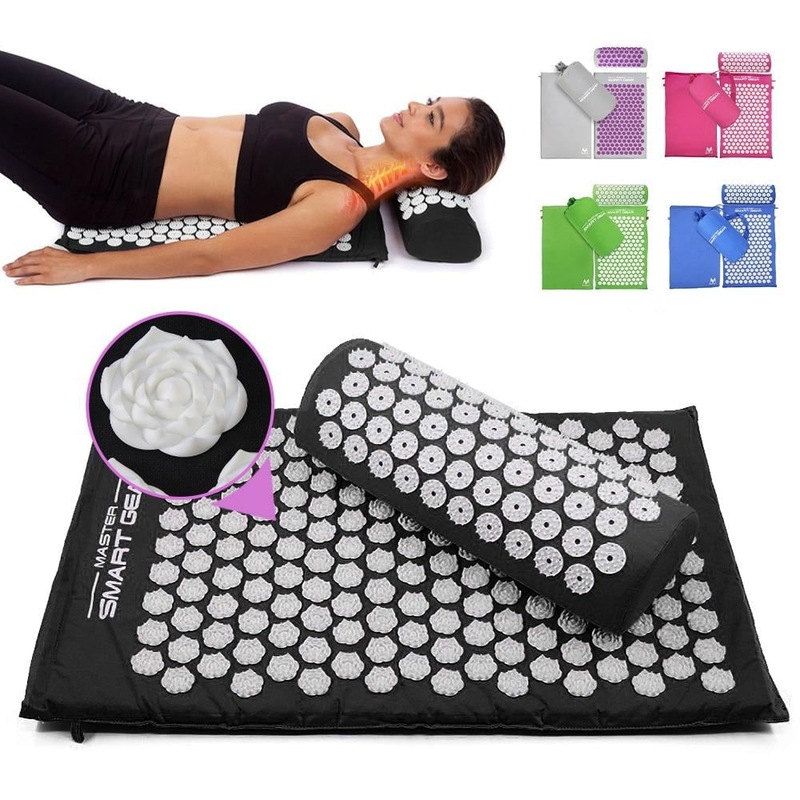 Buy Acupressure Massage Mat Pillow Set Acupuncture Mat Yoga Mat For