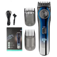 Adjustable Beard Trimmer for Men Professional Mens Hair Trimmer with 2 Combs and LED Display