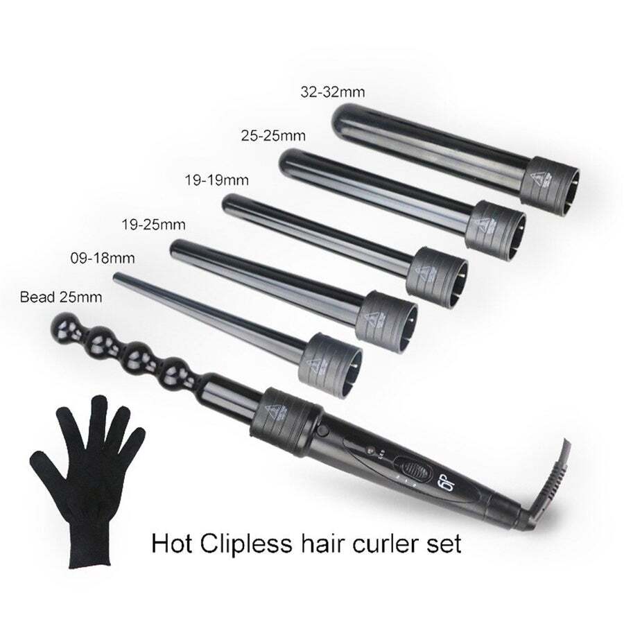 Bead hair outlet curler