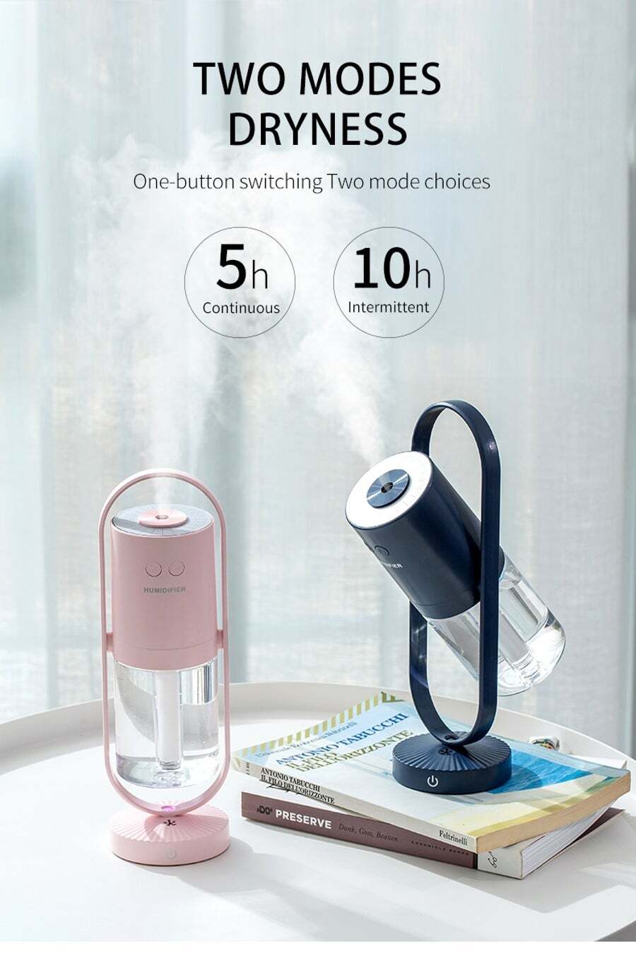 Buy Magic Negative Air Ion Humidifier 200ML Ultrasonic Essential Oil ...