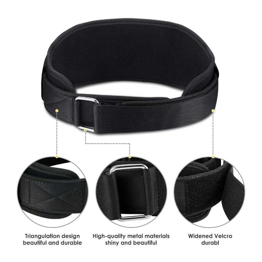 Buy Workout Weight Lifting Belt For Men And Women Lightweight For ...