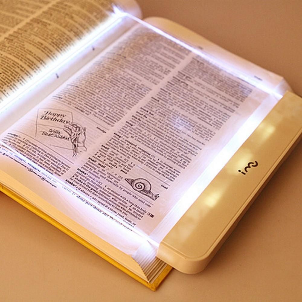 led night book reading light panel