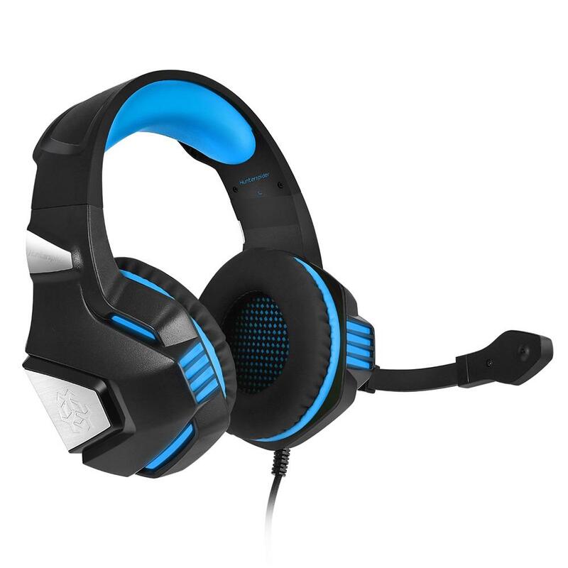Hunterspider V - 3 3.5mm Headsets Bass Gaming Headphones with Mic LED Light  for Mobile Phone PC Xbox - MyDeal