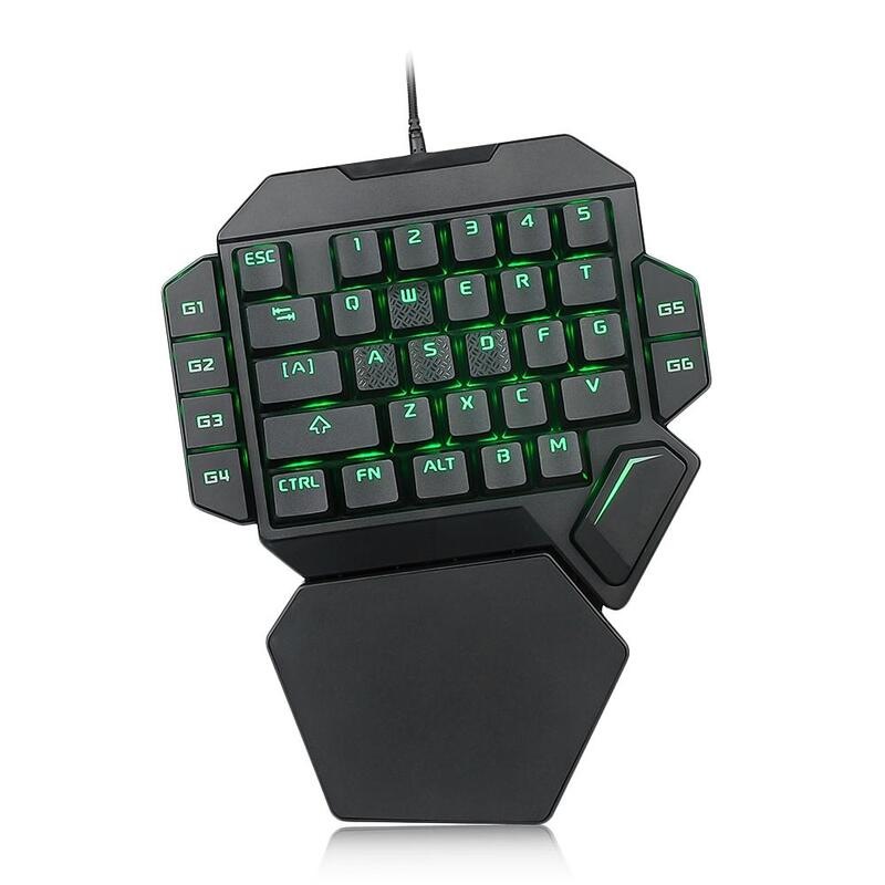 Buy K50 RGB Wired Gaming Keypad One-handed Blue Switch Mechanical ...