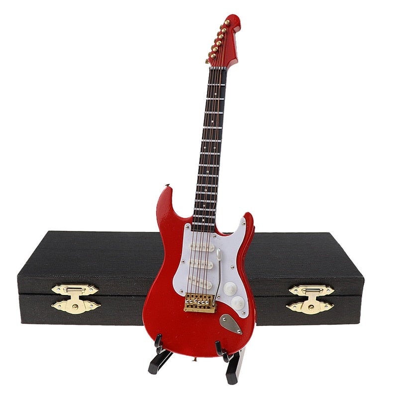 Electric Mini Guitar Model for Decoration for Appreciation Electric Guitar Model 