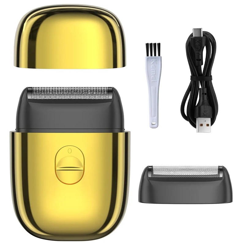 Buy Mini Rotary Shaver Electric Razor for Men Alloy Body & Magnetic ...