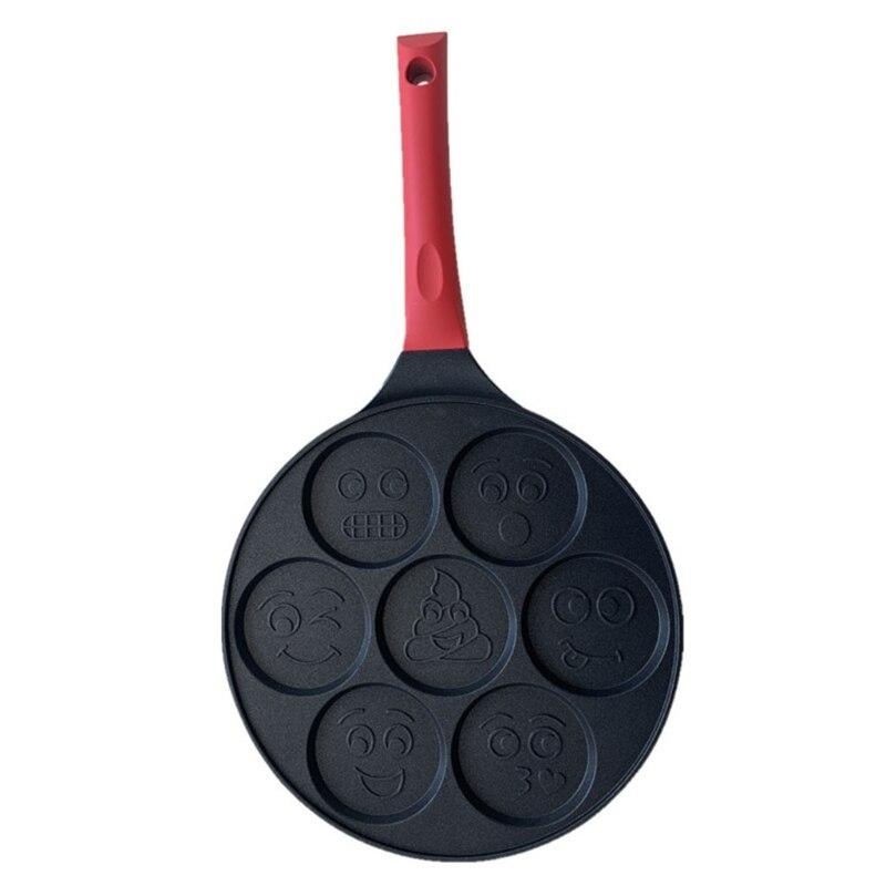 Buy Pancakes Pans with Silicone Handle Grill Pans Nonstick Griddles 7 Cavities Mini Pancake