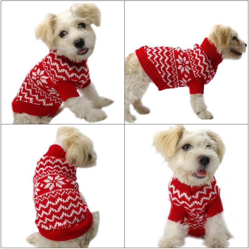 Buy Pet Cat Puppy Sweater Winter Cat Clothes For Small Medium Dogs  Turtleneck Knitwear Chihuahua Clothing Dog Cat Costume Ropa Perro - MyDeal