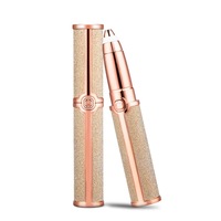 Portable Electric Eyebrow Trimmer Women Eye Brow Hair Remover Epilator USB Rechargeable Face Lips Shaver Lipstick Shape Haircut