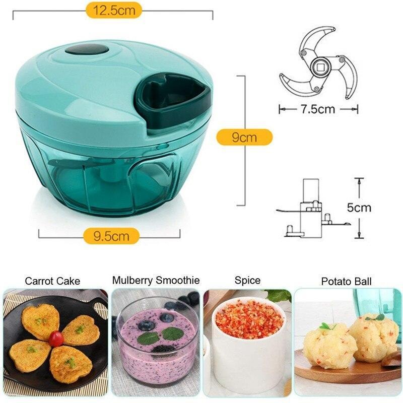 Powerful Manual Meat Grinder Handpower Food Chopper Mincer Mixer