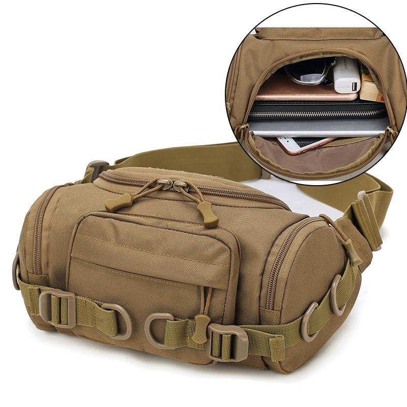 Tactical Waist Bag High Capacity Travel 