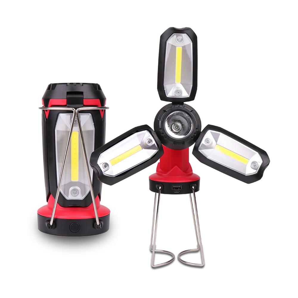 Buy Work Light Led Rechargeable Worklight COB XPE Portable Spotlight 3 ...