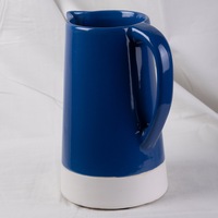 Marine Blue Ceramic Pitcher/Jug/Vase