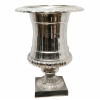 Silver Metal Lena Urn