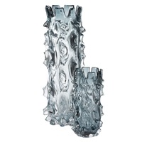 Tall Parish Blue Thorn Glass Vase