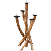 TeakWood Candlabra
