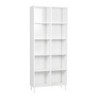 Alaska 10 CUBE BOOKCASE in Polar White
