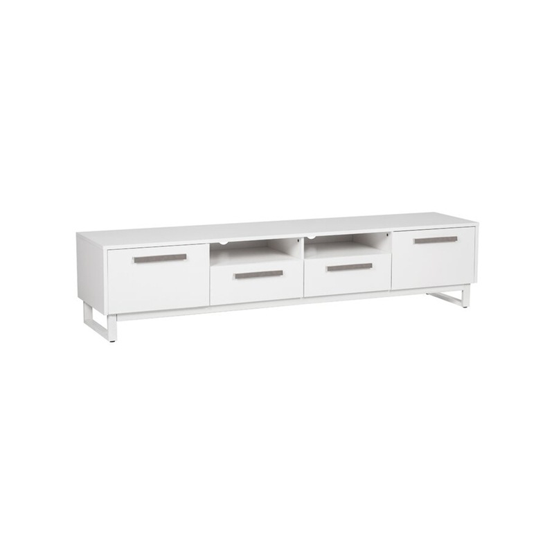 Buy Alaska TV Unit in Polar White MyDeal