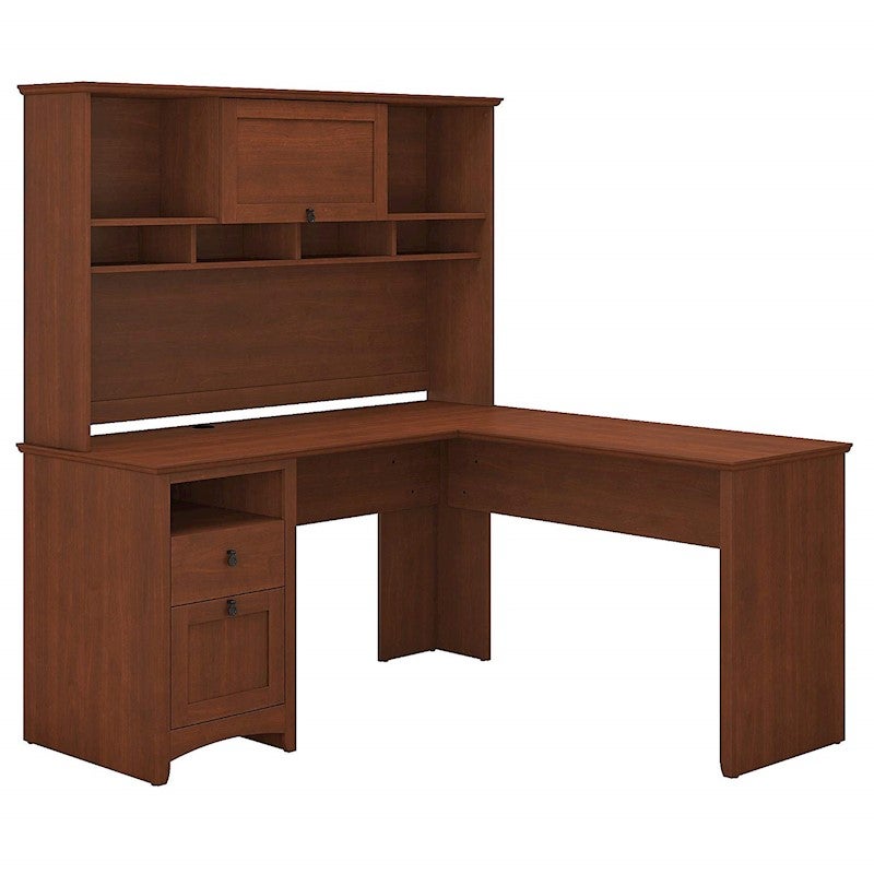 cherry desk l shaped