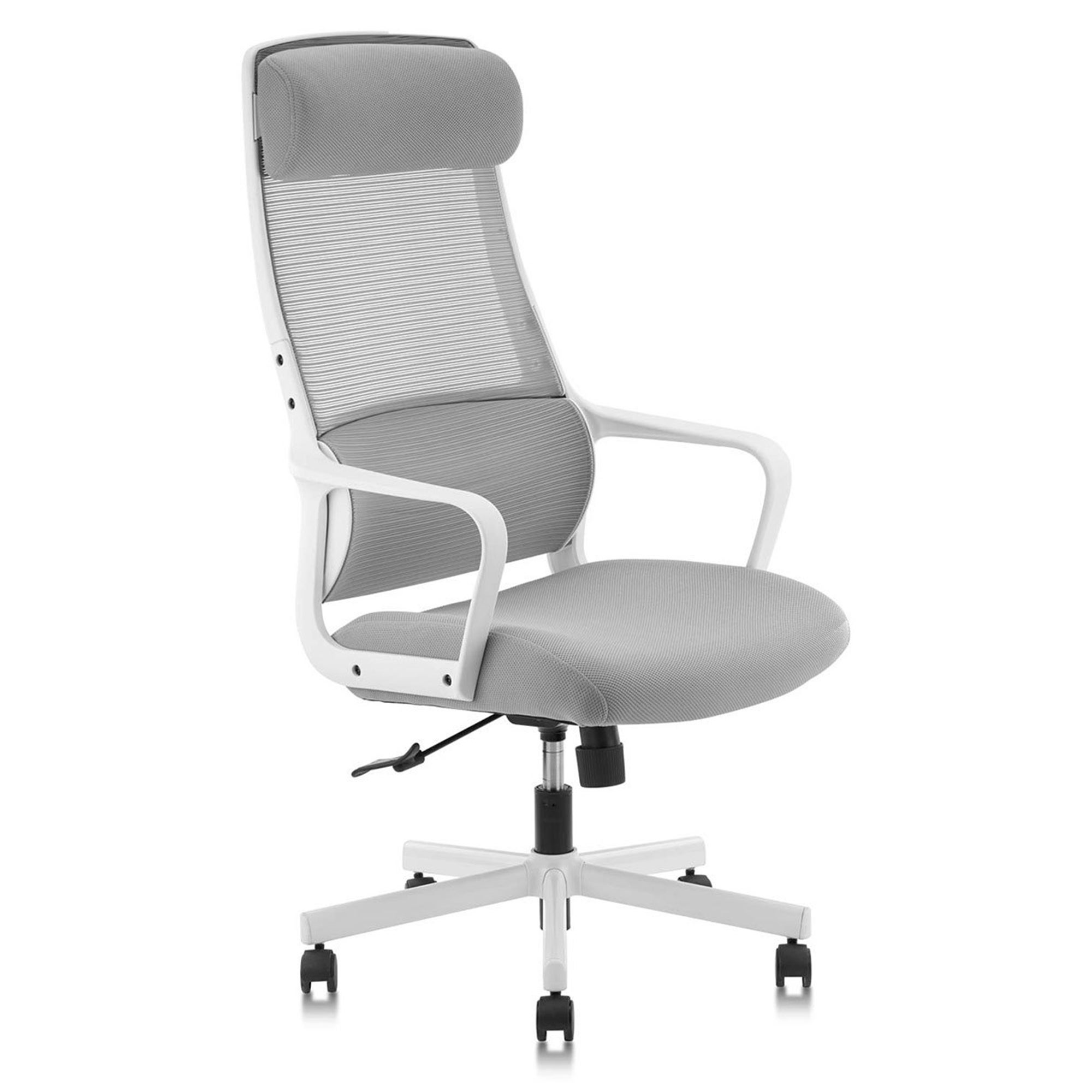 High Back Office Task Chair In Grey