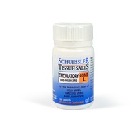 Schuessler Tissue Salts 125 Tablets - Comb L - Circulatory Disorders